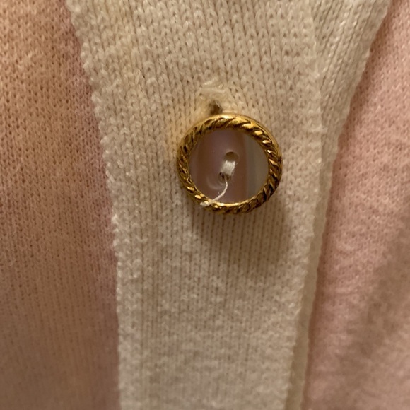 Moda Intl knit suit set in pink and cream - Picture 8 of 15